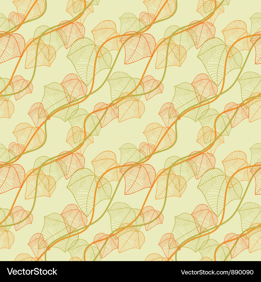 Autumn macro leaf of maple background vector image