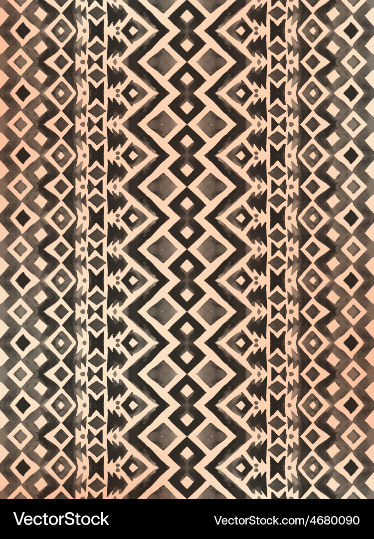 Aztec tribal mexican seamless pattern vector image