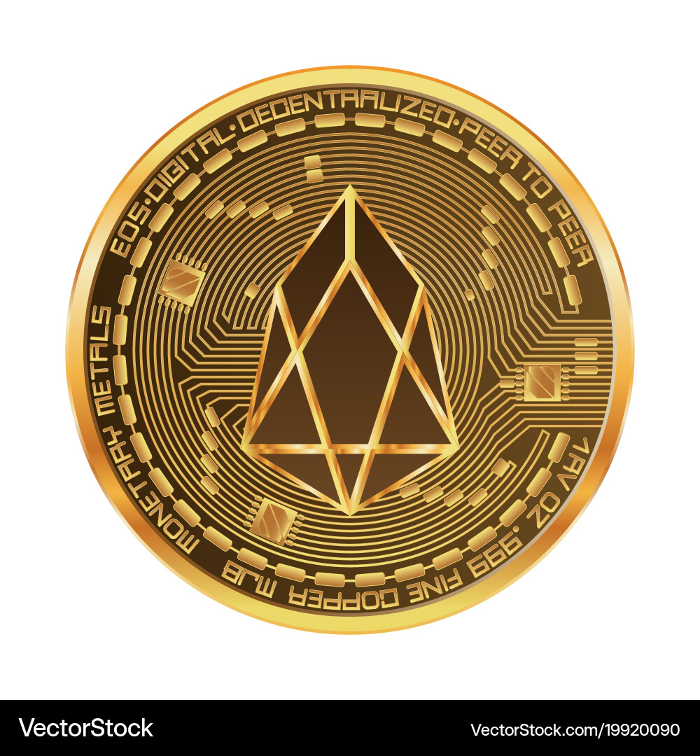Eos coin Vector Images & Graphics for Commercial Use | VectorStock