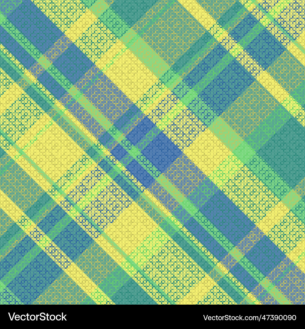 Tartan plaid pattern with texture and summer color Vector Image