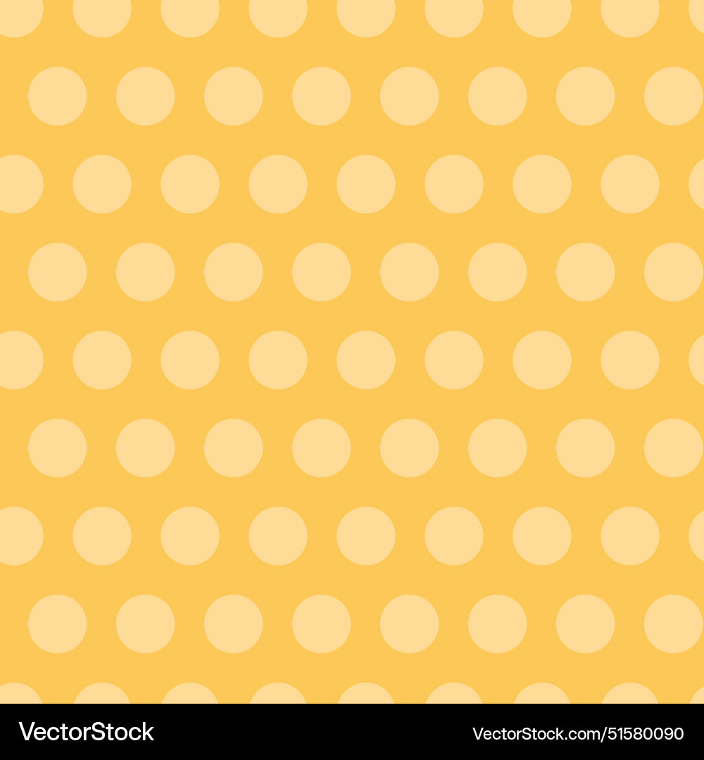 Yellow dots on seamless pattern print Vector Image