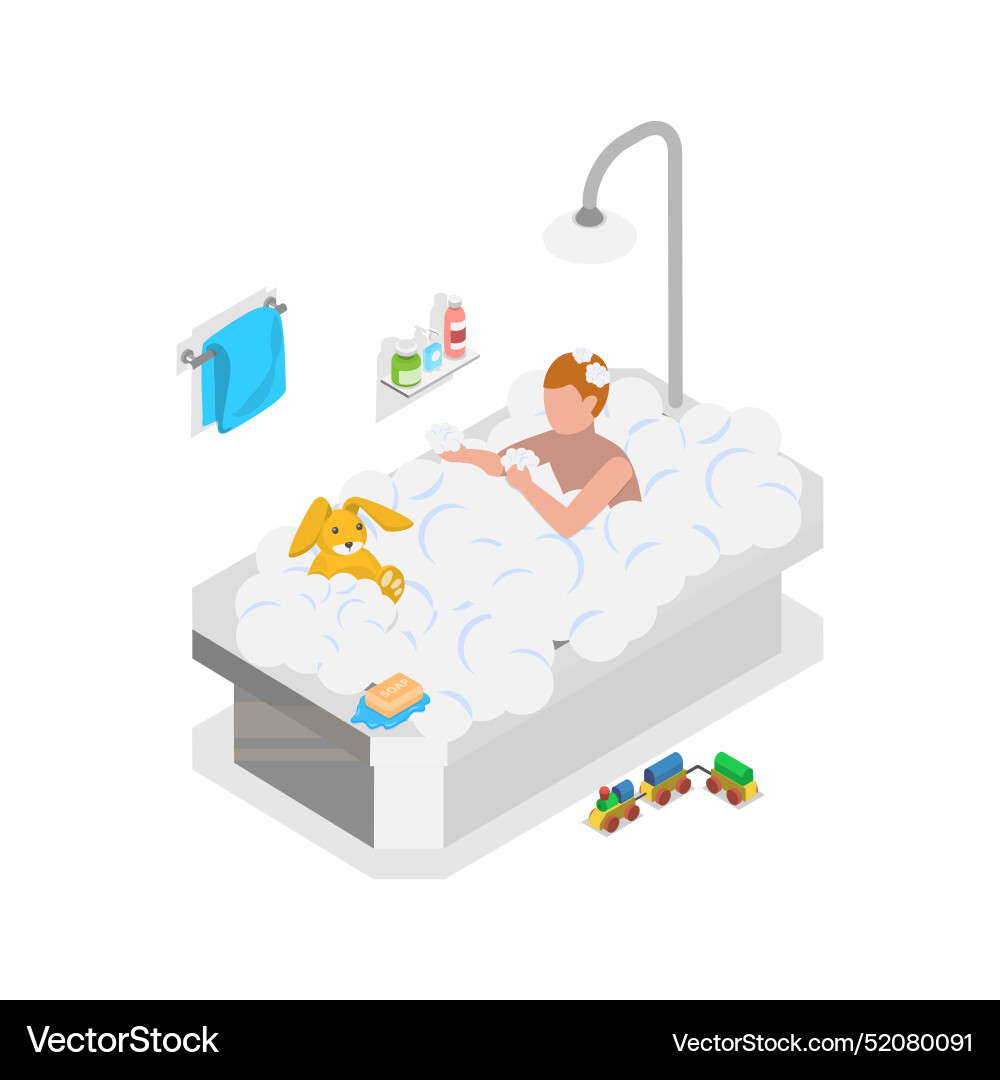 3d isometric flat Royalty Free Vector Image - VectorStock