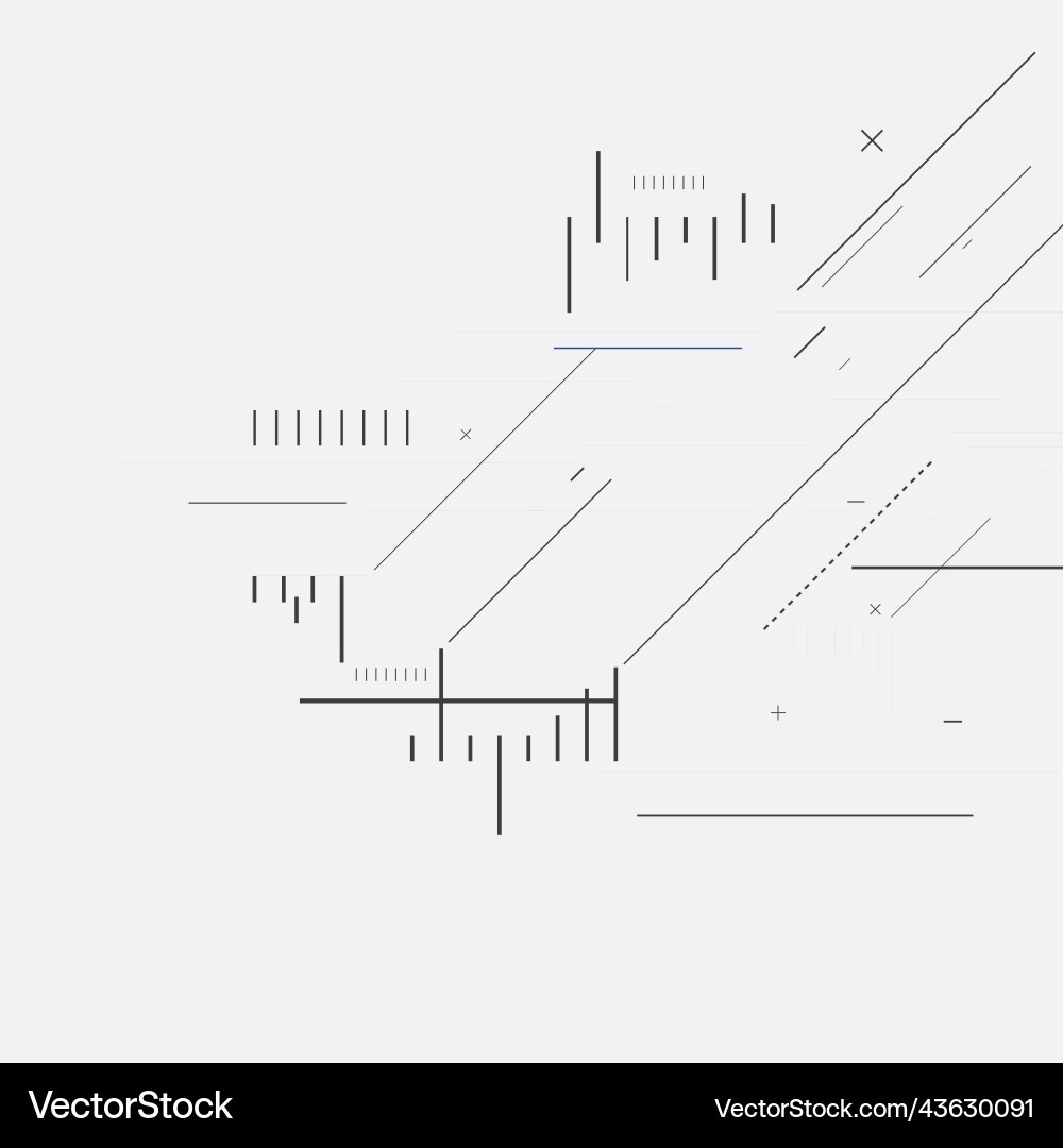 Abstract shapes with dynamic pattern Vector Image