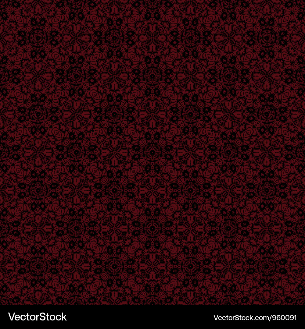 Decorative retro pattern vector image