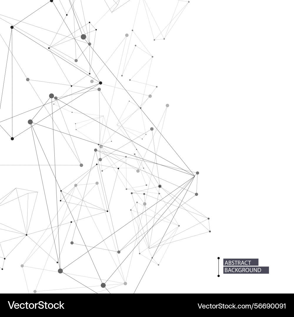 Geometric concept structure network abstract Geometric concept structure network abstract vector image