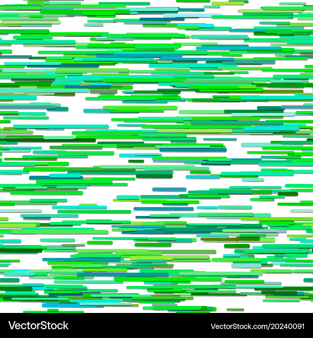 Green abstract horizontal stripe pattern vector image