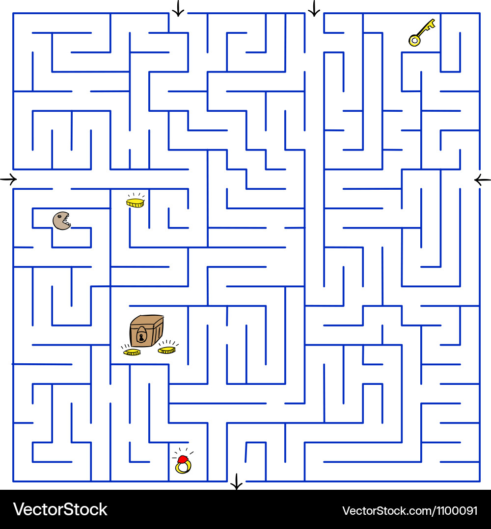 Labyrinth Vector Image