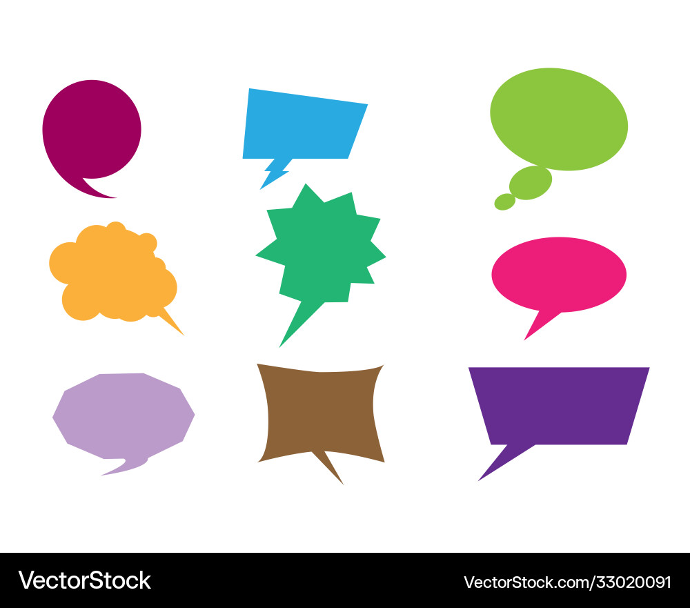 Set color elements for writing texts vector image