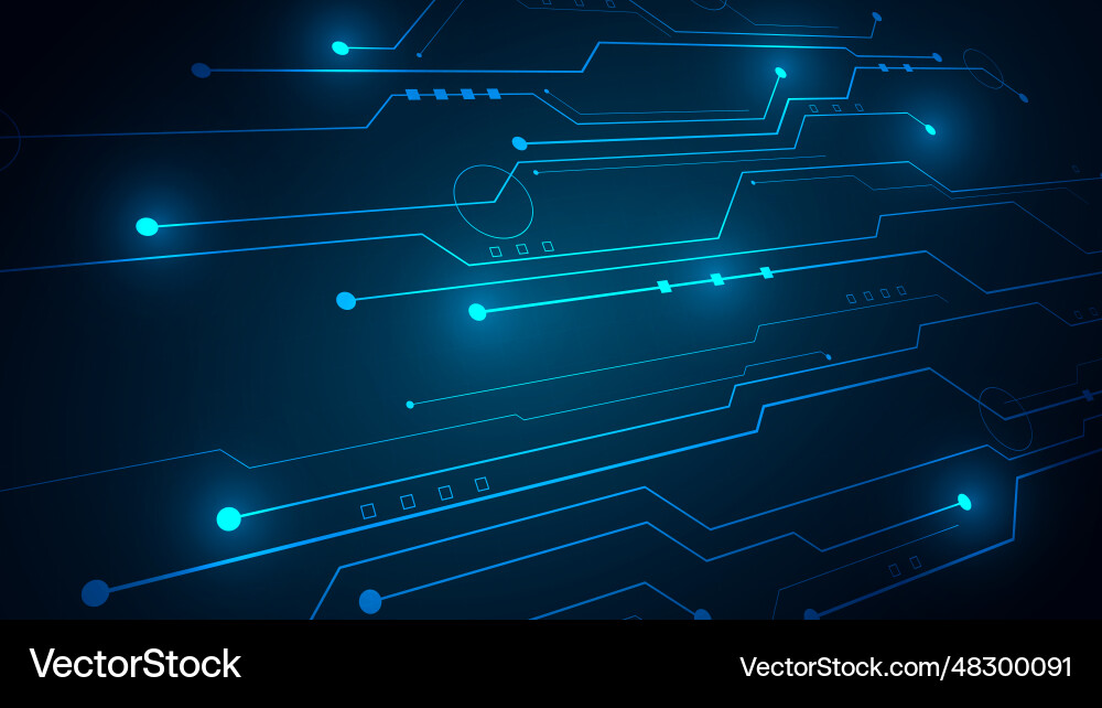 Technology background with hi-tech digital data Technology background with hi-tech digital data vector image