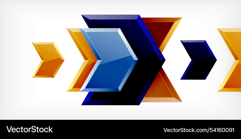Technology dynamic arrow geometric background Technology dynamic arrow geometric background vector image