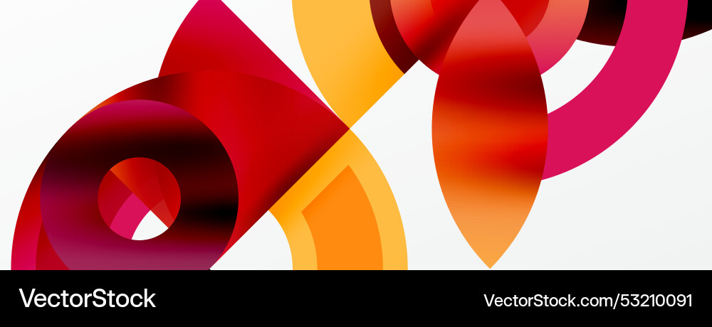 Trendy simple circle abstract background Trendy simple circle abstract background vector image