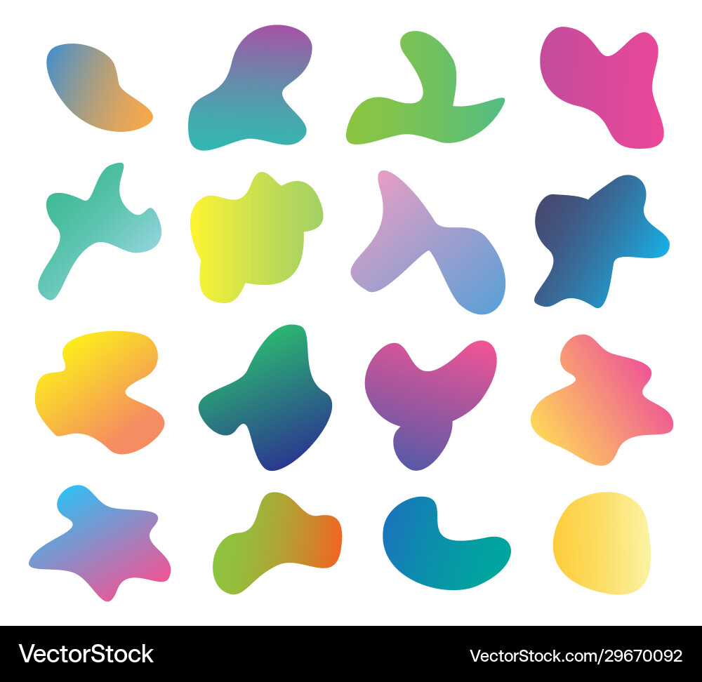 Abstract Fluid Color Pattern vector image