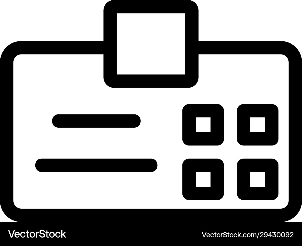 Bar code is an icon isolated contour Bar code is an icon isolated contour vector image