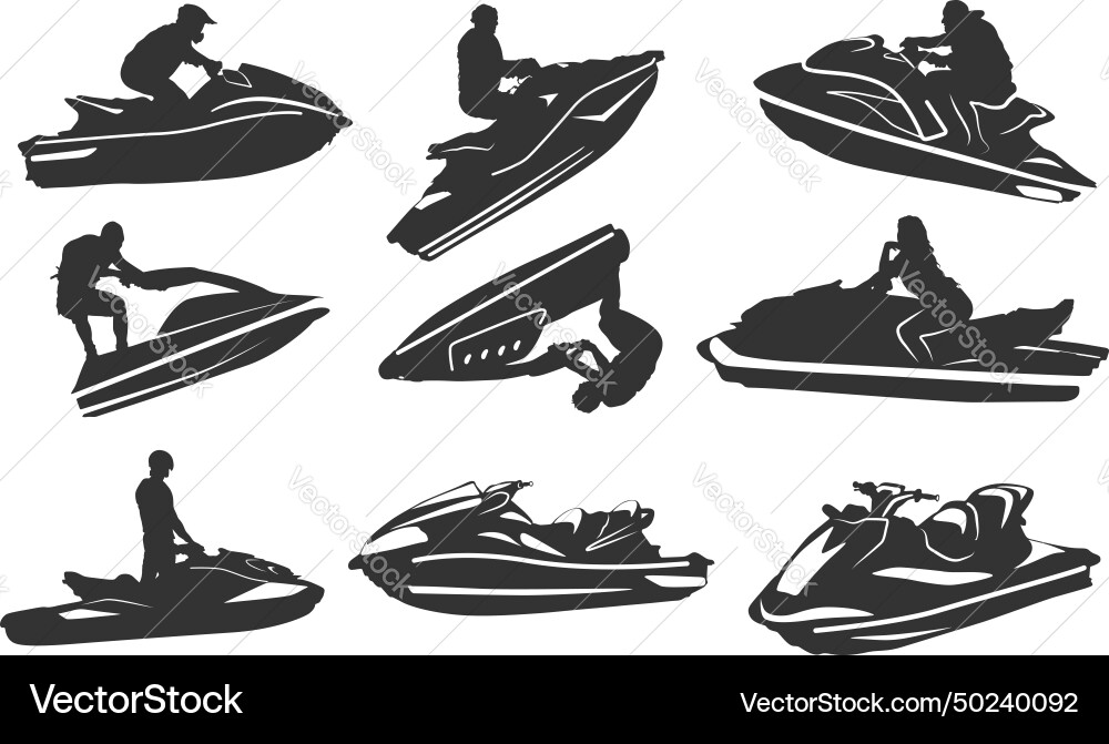 Jet Ski Drawing Vector Images (over 290)