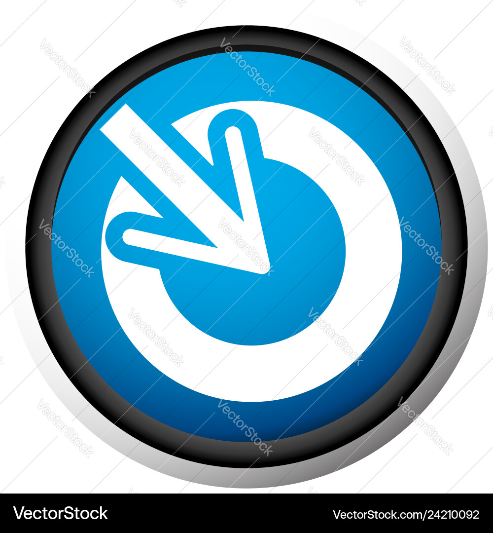 Position accuracy alignment concept icon cursor Vector Image