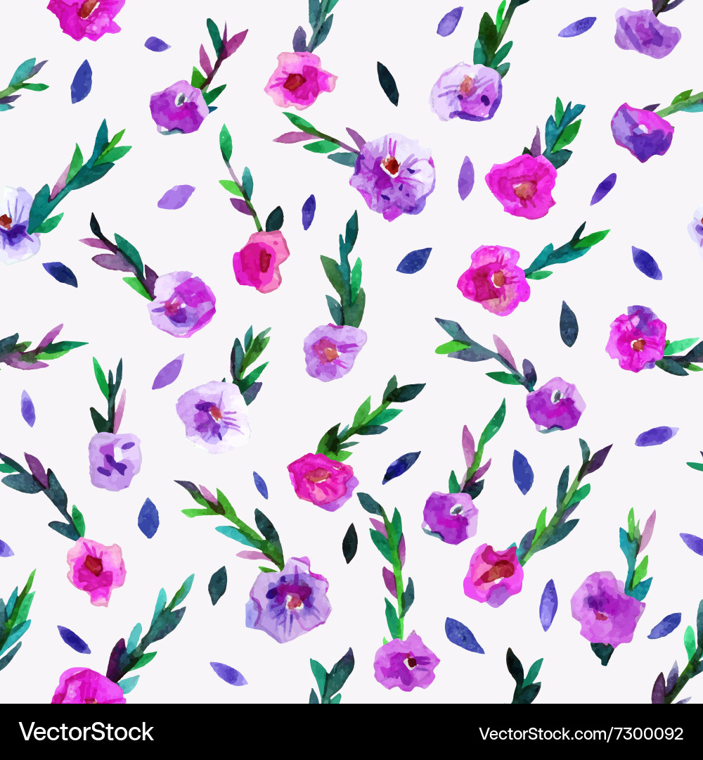 Seamless pattern with beautiful hand paint Vector Image