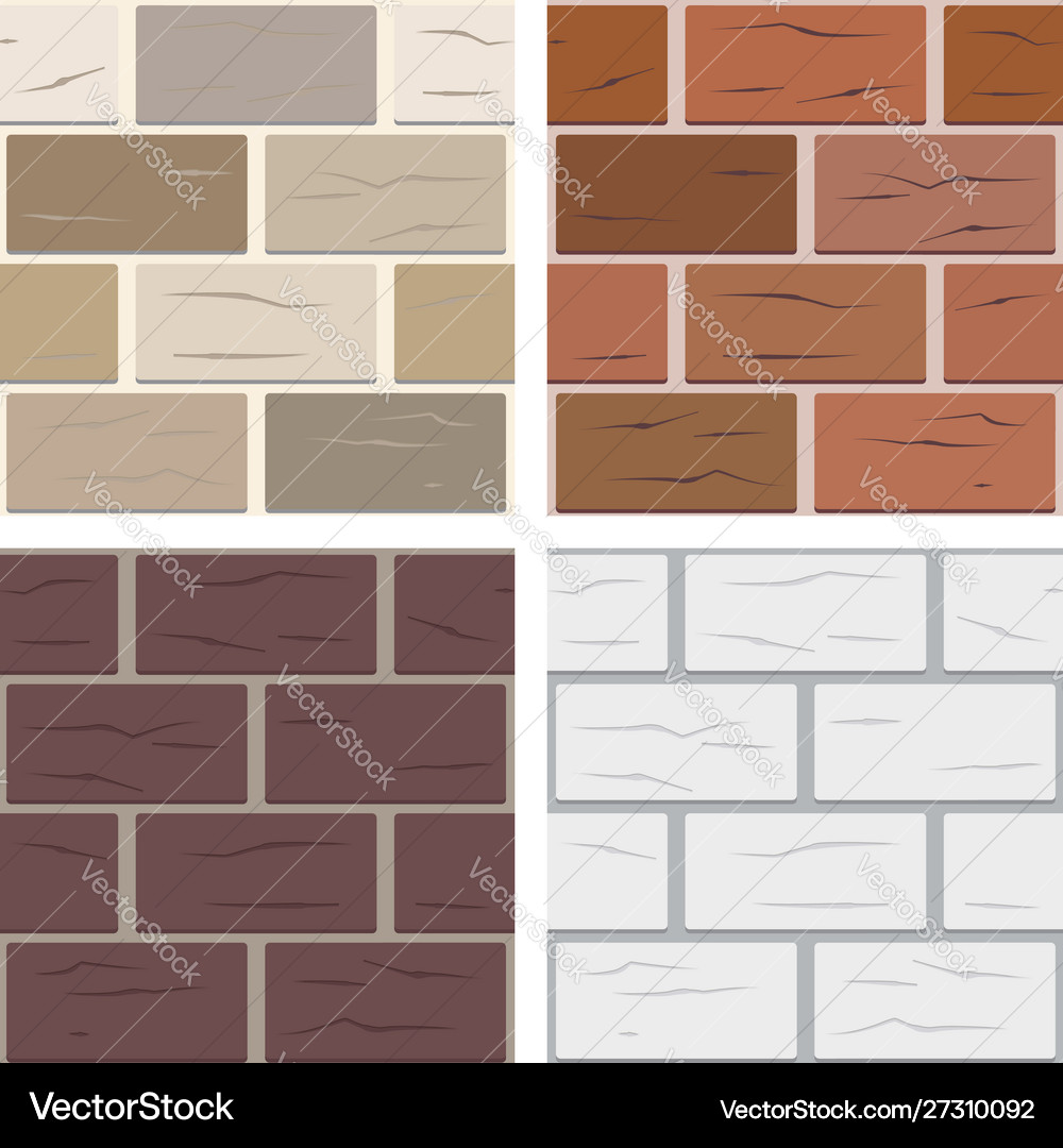 White Brick Wall Texture Royalty Free Vector Image