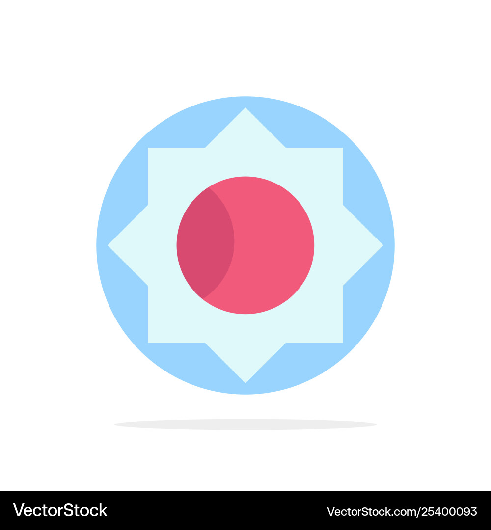 Basic setting ui abstract circle background flat Basic setting ui abstract circle background flat vector image