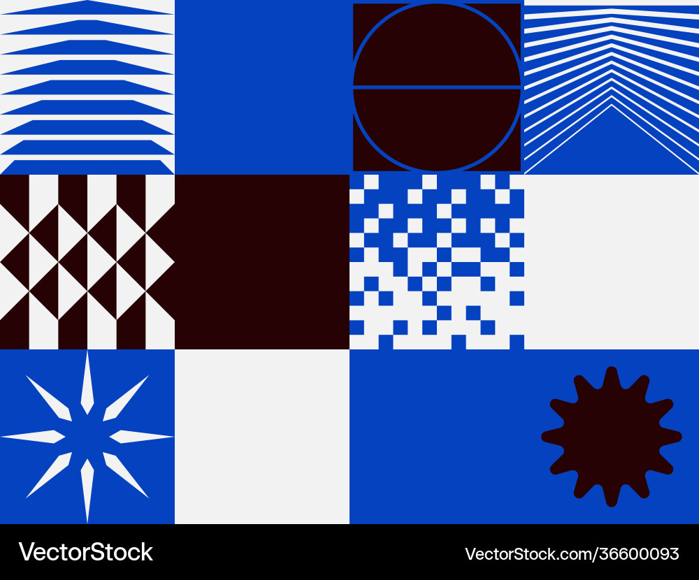 Deconstructed abstract pattern design Deconstructed abstract pattern design vector image