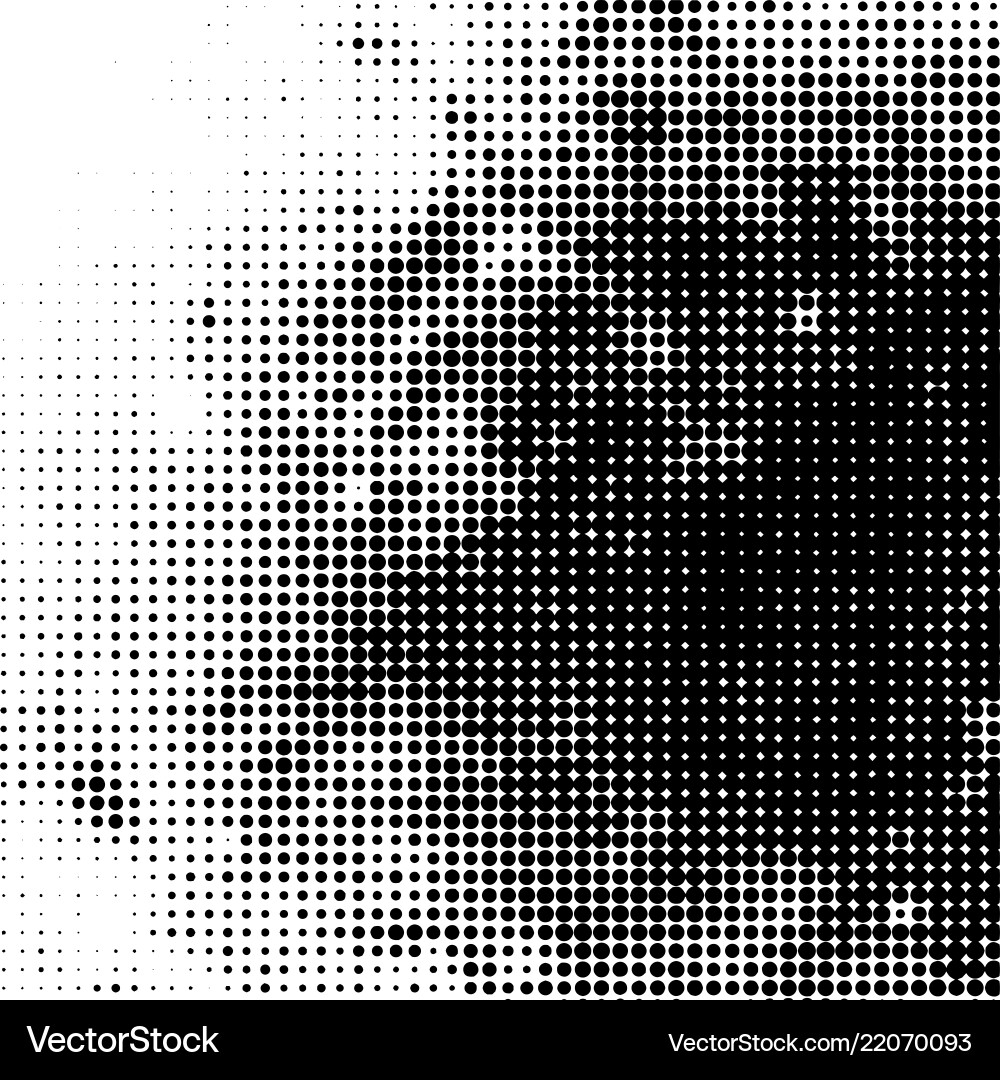 Distressed Halftone Grunge Textur Vektorbild