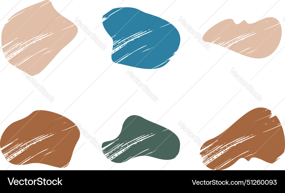 Grunge blobs Fluid Formen Piktogramm Symbol visuell Grunge blobs Fluid Formen Piktogramm Symbol visuell Vektorbild