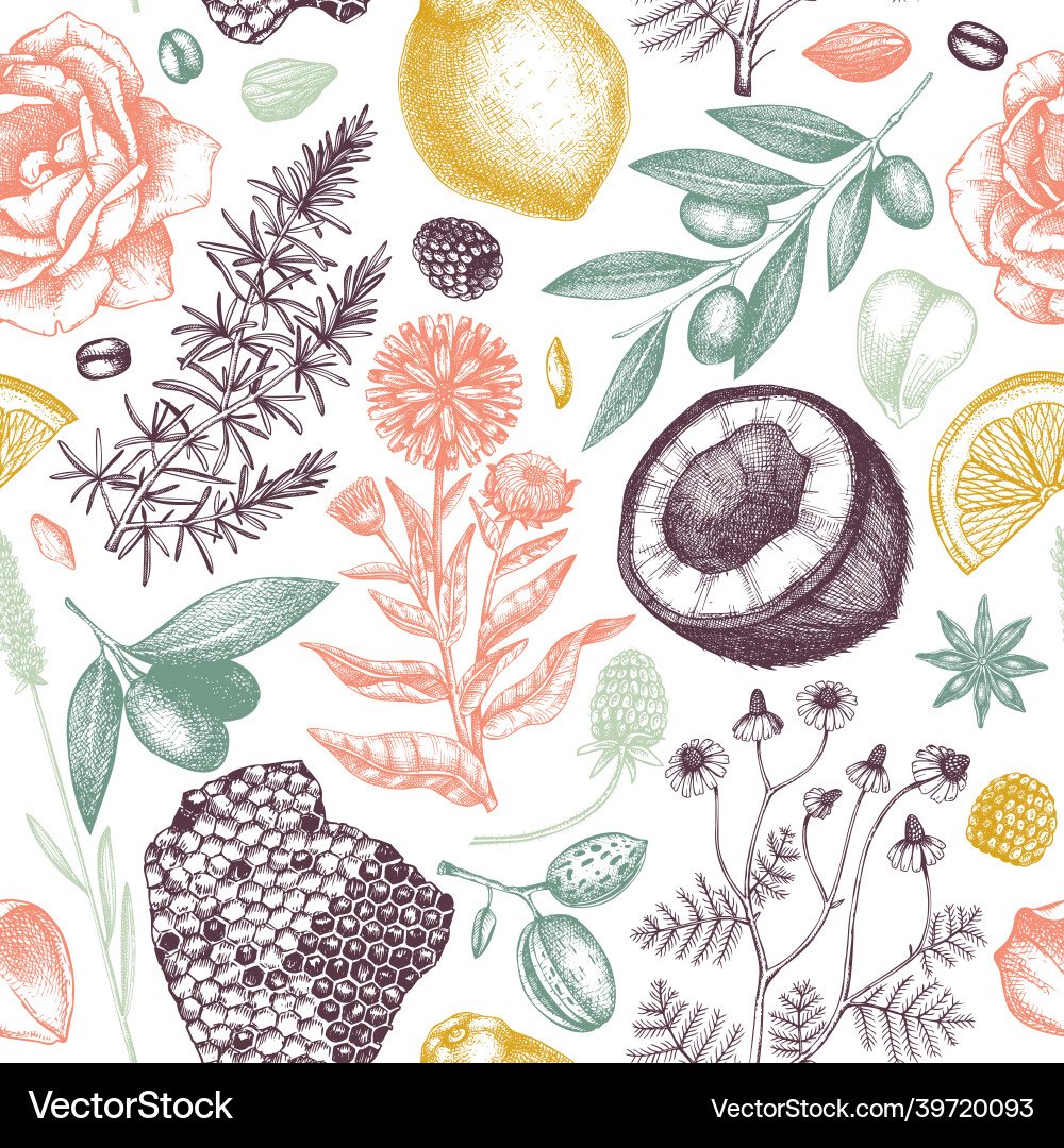 Hand-Sketched Soap Patterns vector image
