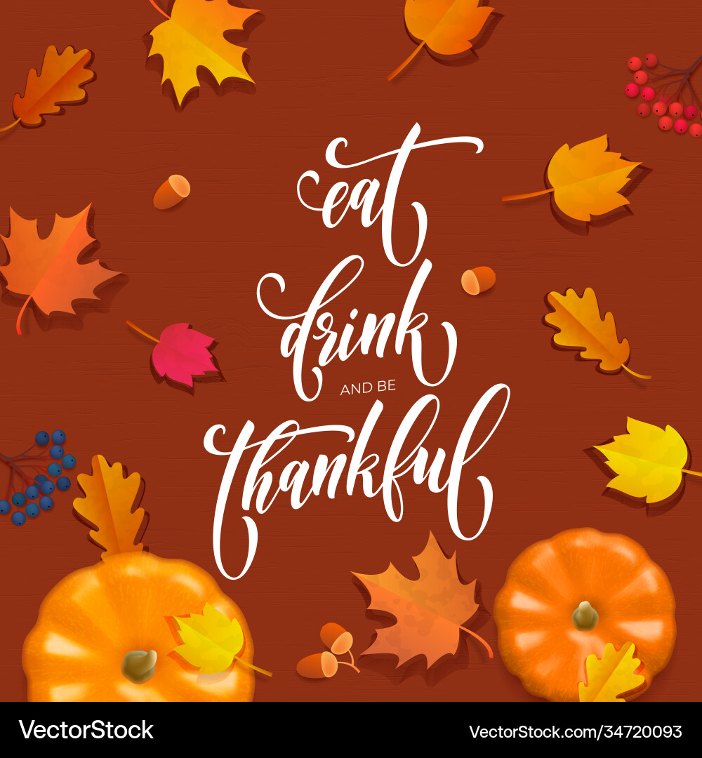 Happy thanksgiving holiday autumn fall pumpkin Happy thanksgiving holiday autumn fall pumpkin vector image