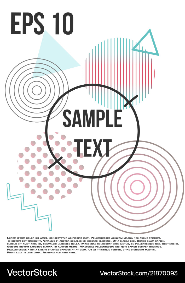 Minimum geometric coverage Vector Image