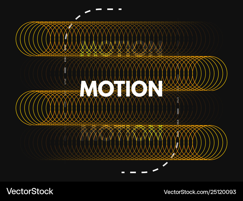 Motion design minimal concept with color circles Motion design minimal concept with color circles vector image