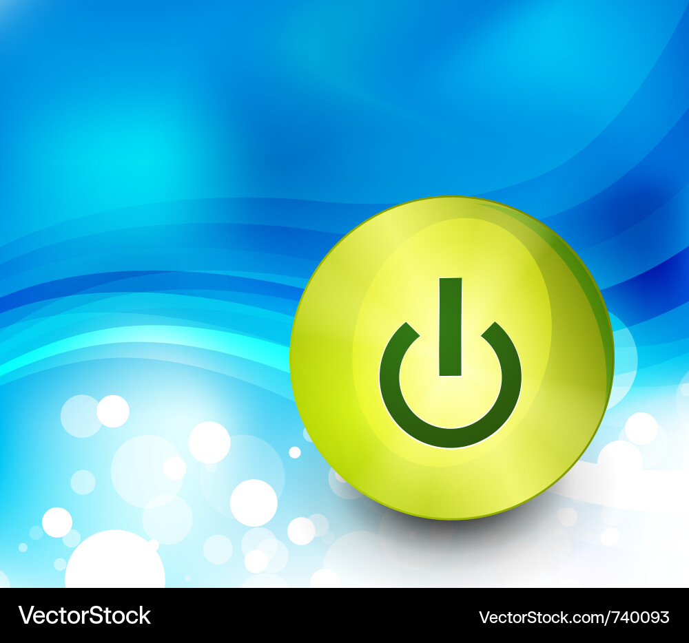 Power button background Vector Image