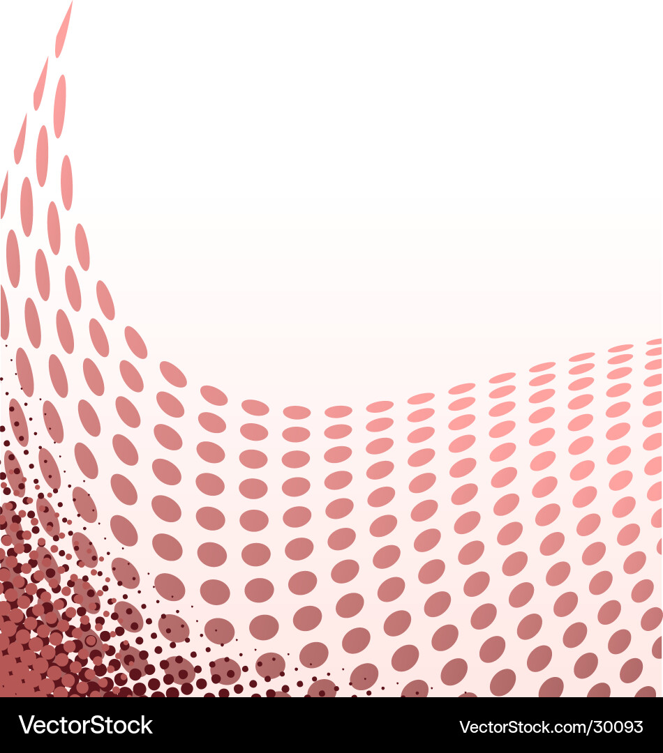 Red Gradient Spotted Pattern vector image