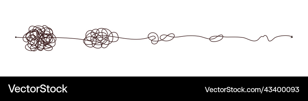 Simple line and complex easy way scribble doodle Simple line and complex easy way scribble doodle vector image