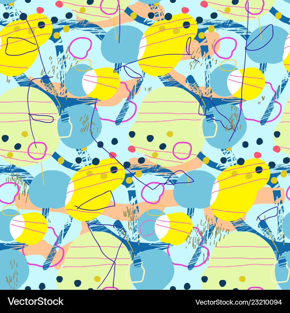 Abstract seamless pattern in artistic style Abstract seamless pattern in artistic style vector image
