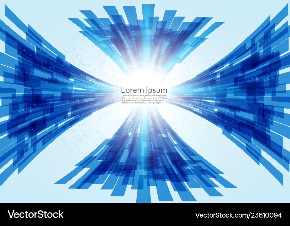 Abstract Technology Lines Background Vector Image