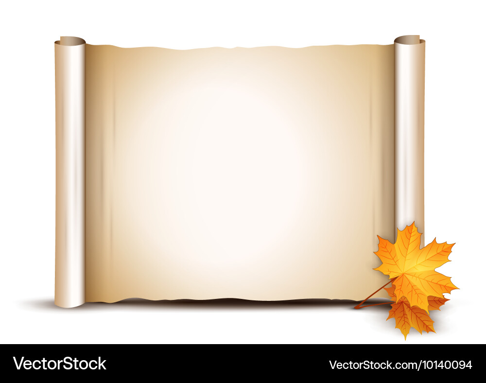 Autumn background with place for text vector image