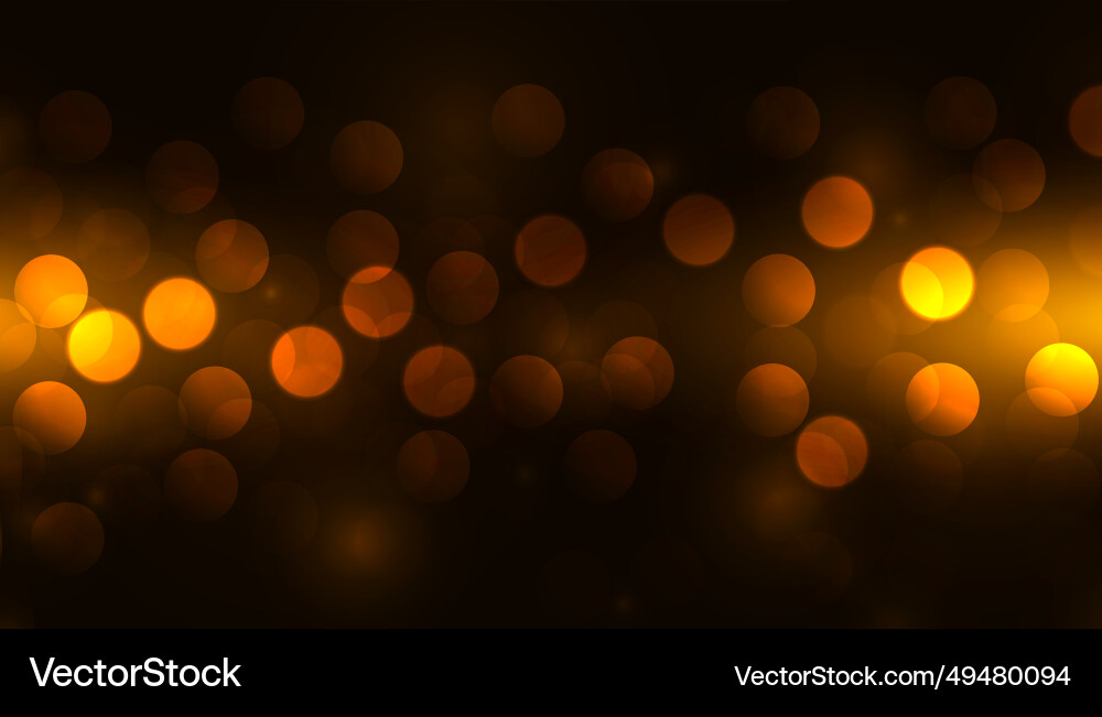 Beautiful bokeh pattern backdrop banner Vector Image