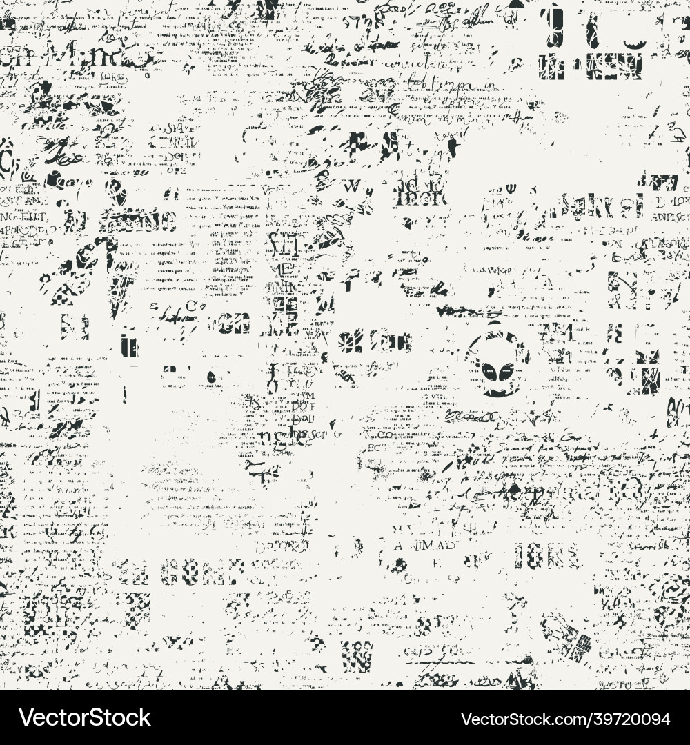 Chaotic Scribble Pattern Vector Image