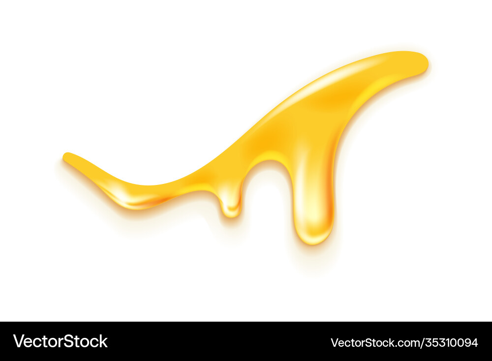 Dripping honey like design element Dripping honey like design element vector image