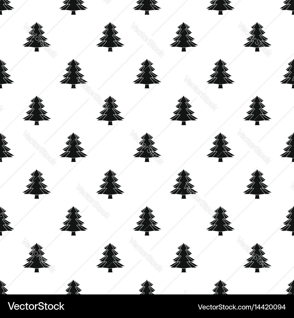 Fir tree pattern Vector Image