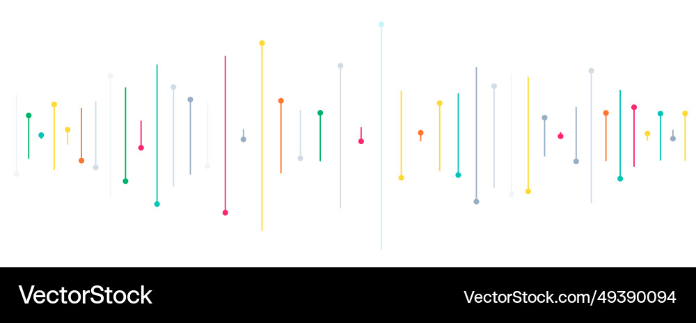 Futuristic colorful network lines backdrop vector image