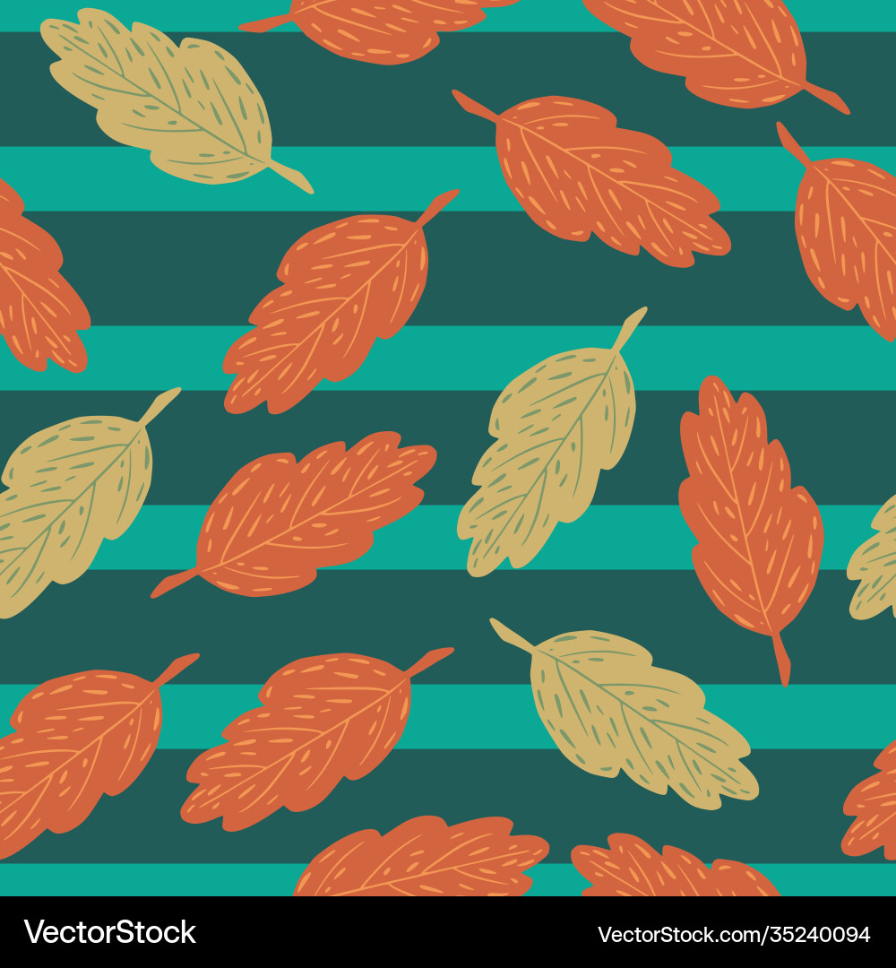 Random seamless pattern with orange and beige Random seamless pattern with orange and beige vector image
