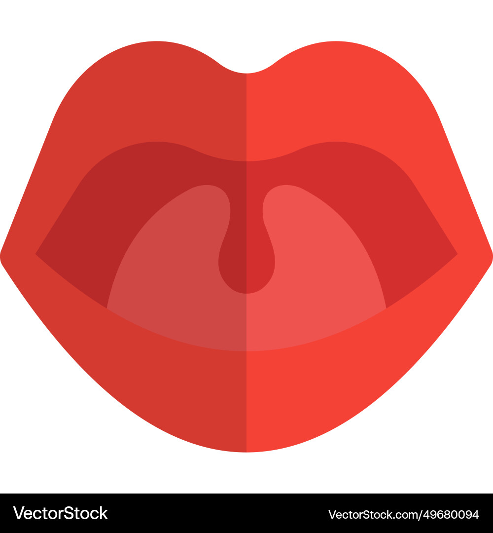 Tonsils are the two lymph nodes located on each Vector Image
