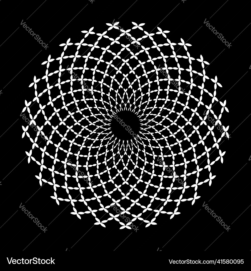 Circle pattern vector image