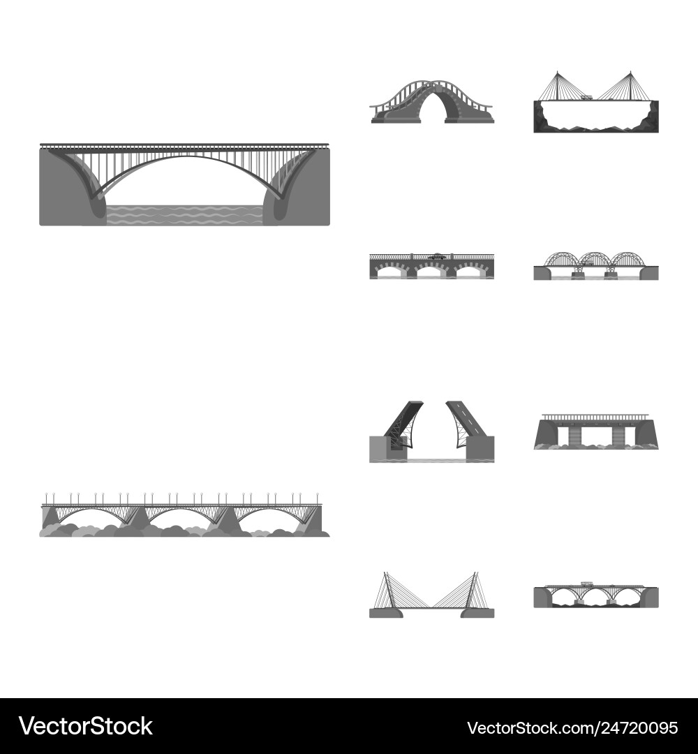 Design of and construct logo Design of and construct logo vector image
