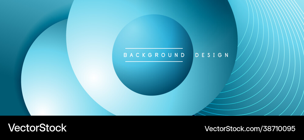 Gradient circles with shadows techno Gradient circles with shadows techno vector image