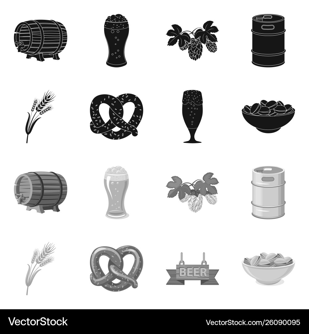 Isolated object pub and bar symbol collection Isolated object pub and bar symbol collection vector image