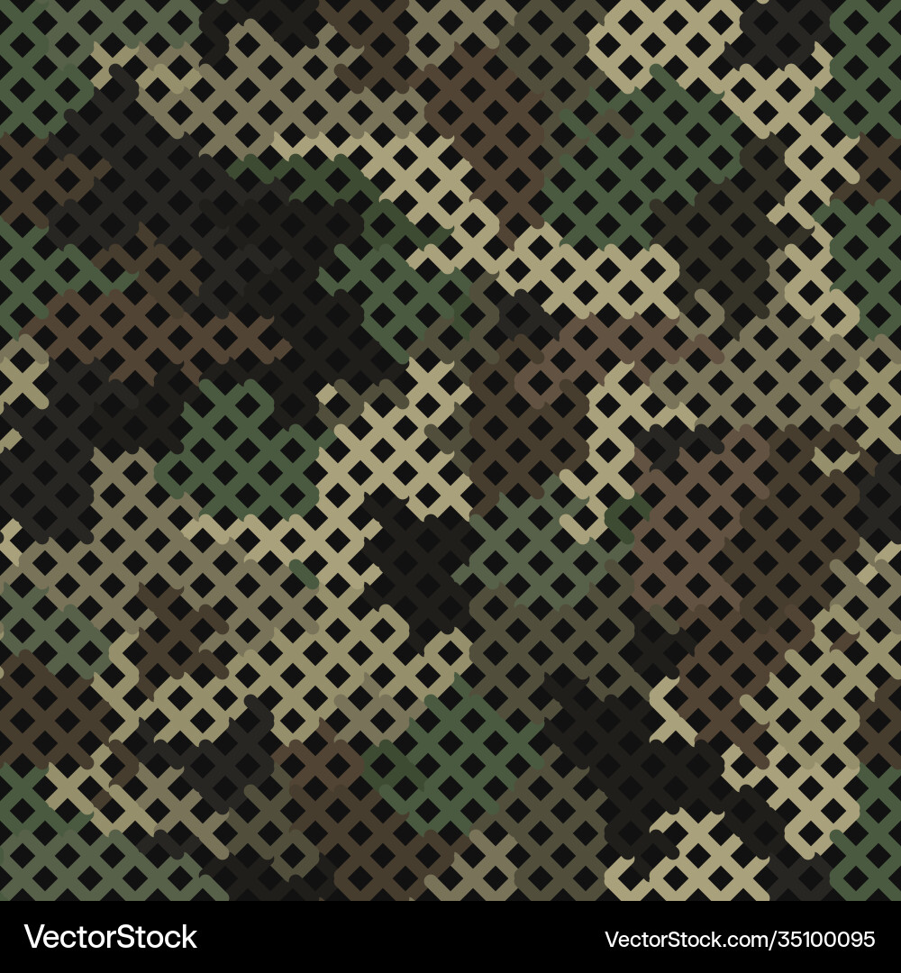 Seamless pattern for army fabric and design Seamless pattern for army fabric and design vector image