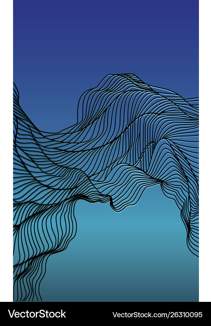 Vibes background vector image