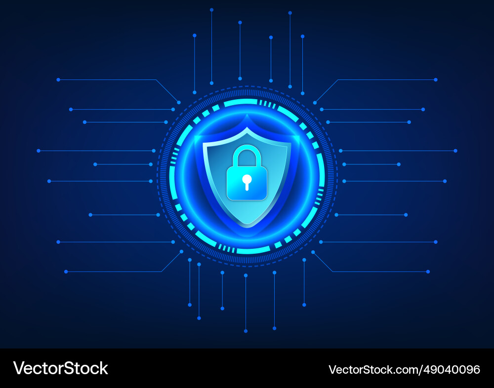 Cybersecurity and data privacy technology Cybersecurity and data privacy technology Vector Image