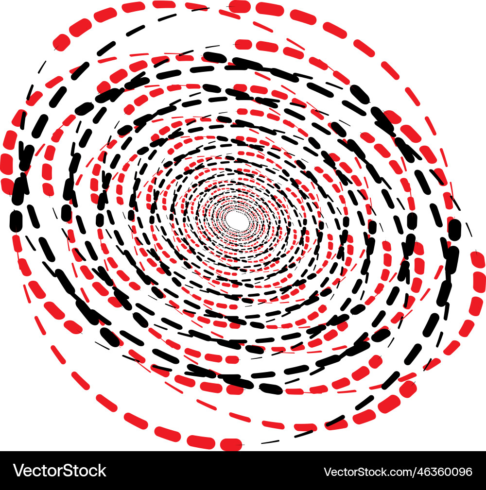 Dynamic abstract circle Vector Image